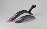 Set 2 aparatori roti biciclete, Simpla KIDO CHOPPER SDE 16 &quot;, culoare negru/roz Cod:B316