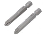 Set 2 Capete Șurubelniță Phillips PH2 50mm