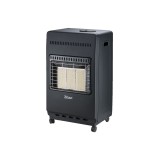 Soba incalzire Zilan, GPL, 4200 W, 3 trepte de putere, 50 mp, 3 elementi, aprindere electrica, sistem de protectie cadere / inclinare, metal, Negru