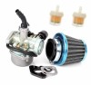 Carburator ATV 50cc 107cc 110cc 125cc + 1xfiltru aer+2xfiltre benzina+garnituri