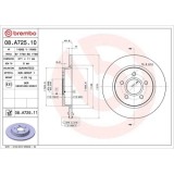 Set disc frana Ford Focus 3 Box / Estate 02.12-, Focus 3 Saloon 07.10-02.20, Focus 3 Turnier 07.10-02.20, Focus 3 Van / Liftback 01.11-, Focus 3 07.1