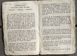 Pliant interbelic al Congregatiei Notre Dame de Sion / biserica catolica / istorie / 4 pagini, starea din foto
