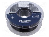 Filament PET-G 1,75mm negru 1kg GEMBIRD High Speed 220-260&deg;C