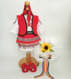 Cumpara ieftin Set Botez Traditional , Costum Traditional Muna 11 - 2 piese costumas si lumanare, Ie Traditionala