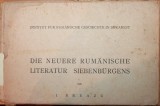 DIE NEUERE RUMANISCHE LITERATUR SIEBENBURGENS