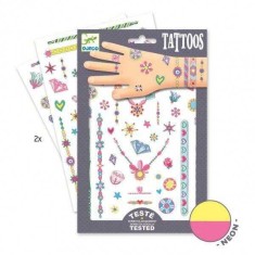 Tatuaje bijuterii neon
