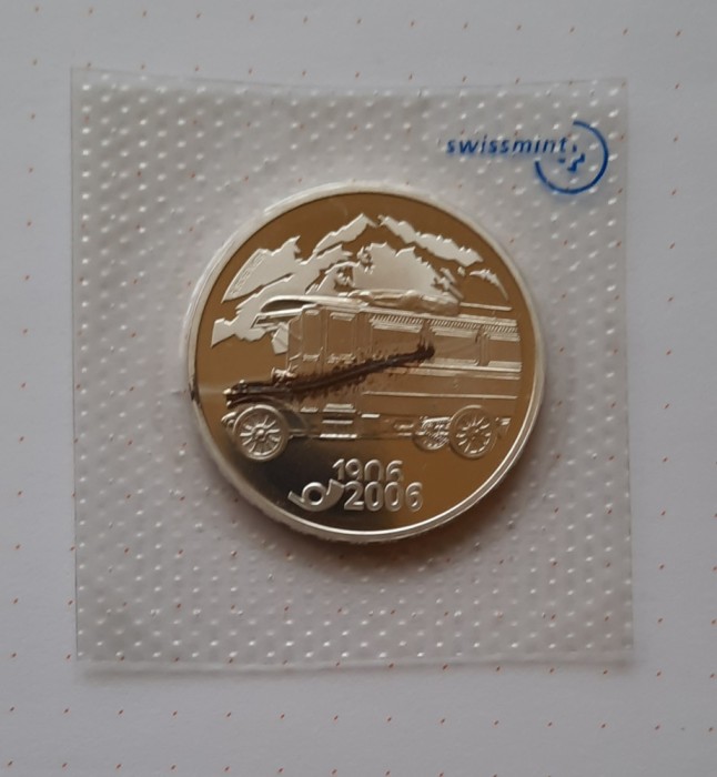 20 Francs &quot;PostBus&quot; 2006, Elvetia - Proof - A 3298