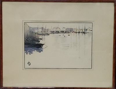 Joyau Amedee (1872-1913) - In Portul Olona foto