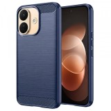 Husa pentru Xiaomi Redmi Note 17 Pro, Techsuit, Carbon, Albastra