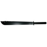 Cumpara ieftin Sabie Vanatoare IdeallStore&reg; Ninja 82cm Otel Inoxidabil Negru | Cutit Camping, Durabila, Metal, 800g