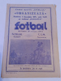 Program meci fotbal OTELUL GALATI - CSM SUCEAVA (06.12.1987)
