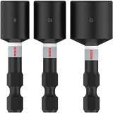 Bosch PRO Impact - Set chei tubulare impact 8-13 mm 1/4 inch 3 bucati
