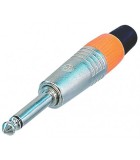 Mufa tata 6.35 mm Jack MONO carcasa metal Neutrik