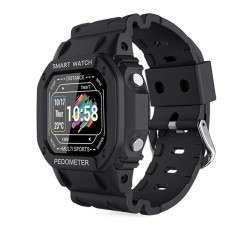 Ceas smartwatch i2, ritm cardiac, padometru, multi-sport, Android, iOS, foto