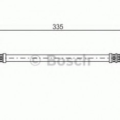 Conducta / cablu frana RENAULT KANGOO Express (FC0/1) (1997 - 2007) BOSCH 1 987 476 955