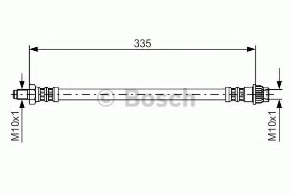 Conducta / cablu frana RENAULT KANGOO (KC0/1) (1997 - 2007) BOSCH 1 987 476 955