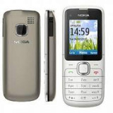 Telefon Nokia C1-01 argintiu, Alb, Neblocat