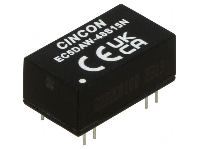 Convertor DC/DC 10W 18-74V la 15V 666mA THT