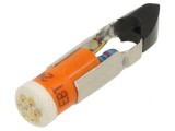 Lampă de Control LED T5,5K Portocalie 24VDC Plastic