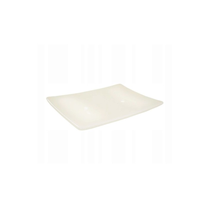 Sapuniera din ceramica, bej, design modern, Sepio