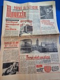 Ziarul magazin 13 februarie 1965 - interviu stefan braborescu,combinatul turnu magurele,articol falticeni
