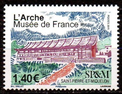 St. Pierre &amp;amp; Miquelon 2019, Arhitectura, serie neuzata, MNH foto