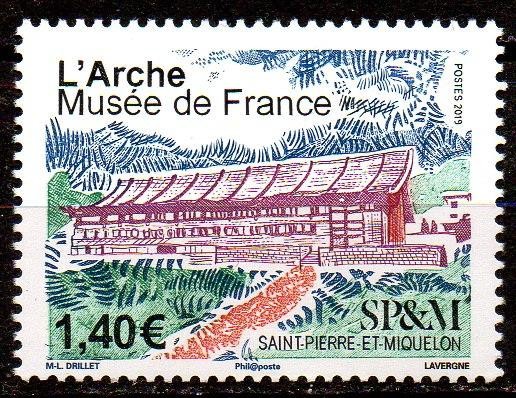 St. Pierre &amp; Miquelon 2019, Arhitectura, serie neuzata, MNH