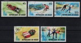 NIGER 1980 - Jocurile olimpice de iarna Lake Placid /serie completa, Stampilat