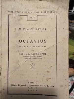 OCTAVIUS - M. MINUCIUS FELIX foto