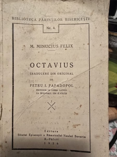 OCTAVIUS - M. MINUCIUS FELIX