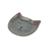 FARFURIE CERAMICA PENTRU PISICI KERBL GRI 14CM