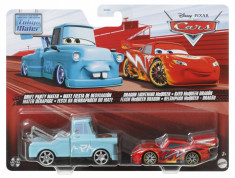 CARS3 SET 2 MASINUTE METALICE DRIFT PARTY MATER SI DRAGON FULGER MCQUEEN foto