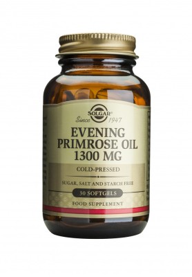 EVENING PRIMROSE OIL 1300mg softgels 30cps SOLGAR foto