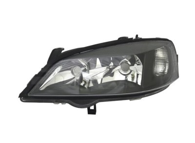 Far Opel Astra G, 01.1998-08.2009, partea Stanga, Tuning, H7+HB3; electric; reflector negru; fara motor; tuning, TYC foto