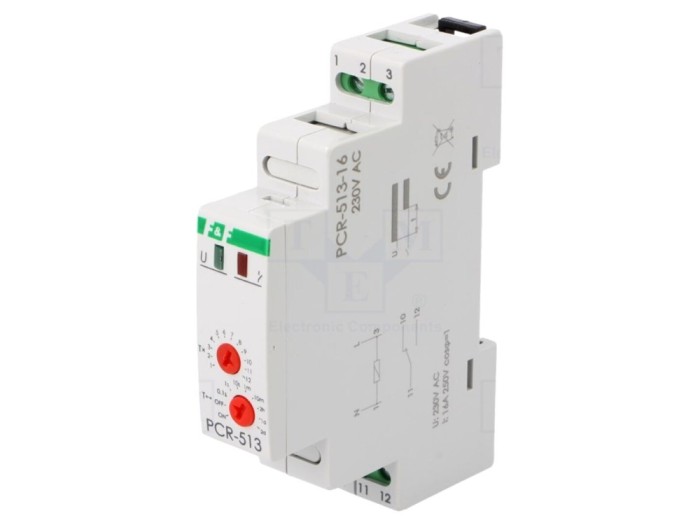 Timer Programabil SPDT 16A 230VAC pentru Șină DIN