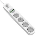 Prelungitor 4 prize si 4 USB 2 metri Tripla