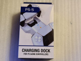 Statie dubla de incarcare pentru controller PS5 Benazcap Dual USB C Ports