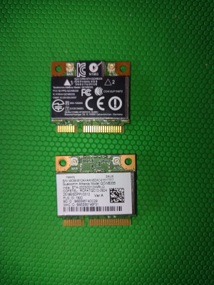 Placa de retea wlan + Bluetooth mini PCI-e half Atheros QCWB335 802.11b/g/n foto