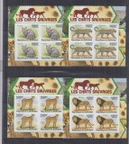 BURUNDI 2011-Animale din Africa-4 colite nedantelate nestampilate