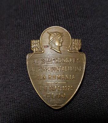 Insigna rara per. regalista Cluj 1925 , Corpul contabililor foto