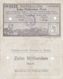 1923 (25 X), 10.000.000.000 mark - Germania (Giengen an der Brenz)!