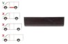 Panou lateral FORD TRANSIT (V184/5), 05.2000-04.2006; TRANSIT/TOURNEO (V347/8), 05.2006-04.2013, partea stanga=dreapta, metal galvanizat; inferior; l