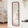 Oglinda de perete Ristijarvi 120x40 cm, maro, cu rama eleganta