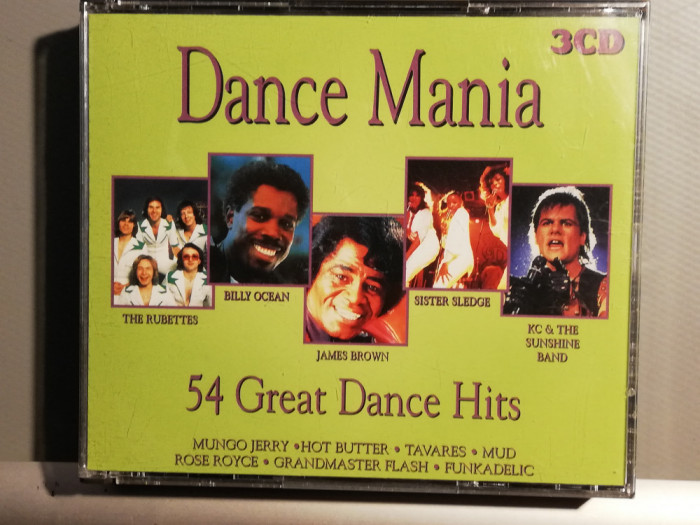 Dance Mania - 54 Great Dance - 3CD Box (1997/EMI/UK) - CD ORIGINAL/Nou-Sigilat