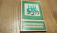 FABRICAREA BAUTURILOR ALCOOLICE NATURALE - Gh. Stanciulescu - Editura Tehnica, 1970, 364 p.