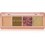 Makeup Revolution Icon Edit paletă cu farduri de ochi culoare The Eternal Green Palette 2.8 g