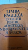 Limba engleza exercitii pentru admiterea in invatamantul superior