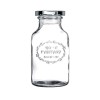 Borcan din sticla cu capac si mesaj, 550 ml, ATU-089995, Oem