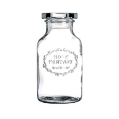 Borcan din sticla cu capac si mesaj, 550 ml, ATU-089995