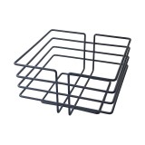 Cumpara ieftin Suport din metal pentru paine, patrat, negru mat, SM039B, 210 x 200 x 110 mm